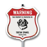Warning This Property is Protected by Tibetan Spaniel