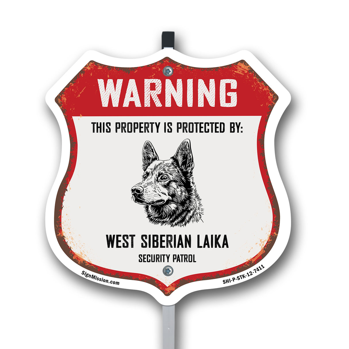Warning This Property is Protected by West Siberian Laika
