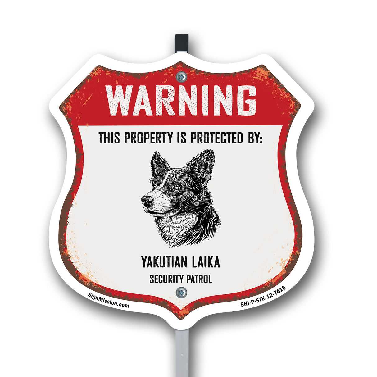 Warning This Property is Protected by Yakutian Laika