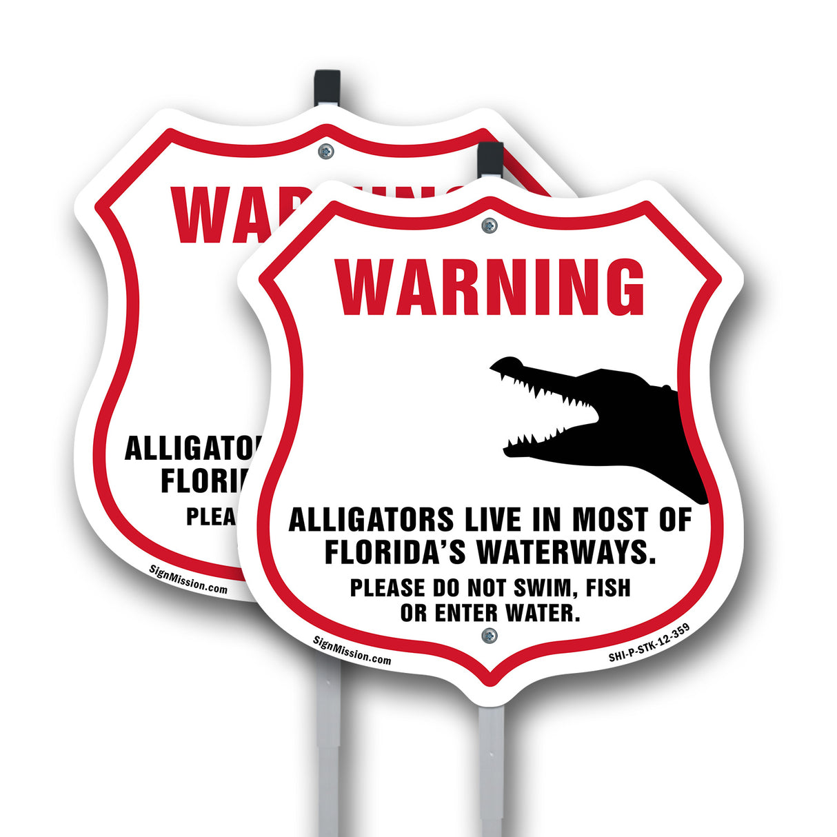 Alligator Warning Warning Alligators Live In Most Of Florida's Waterways. Please Do Not Swim Fish Or Enter Water