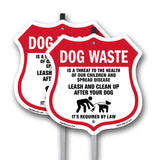 Dog Poop Dog Waste Is A Threat To The Health Of Our Children. Leash And Clean Up After Your Dog