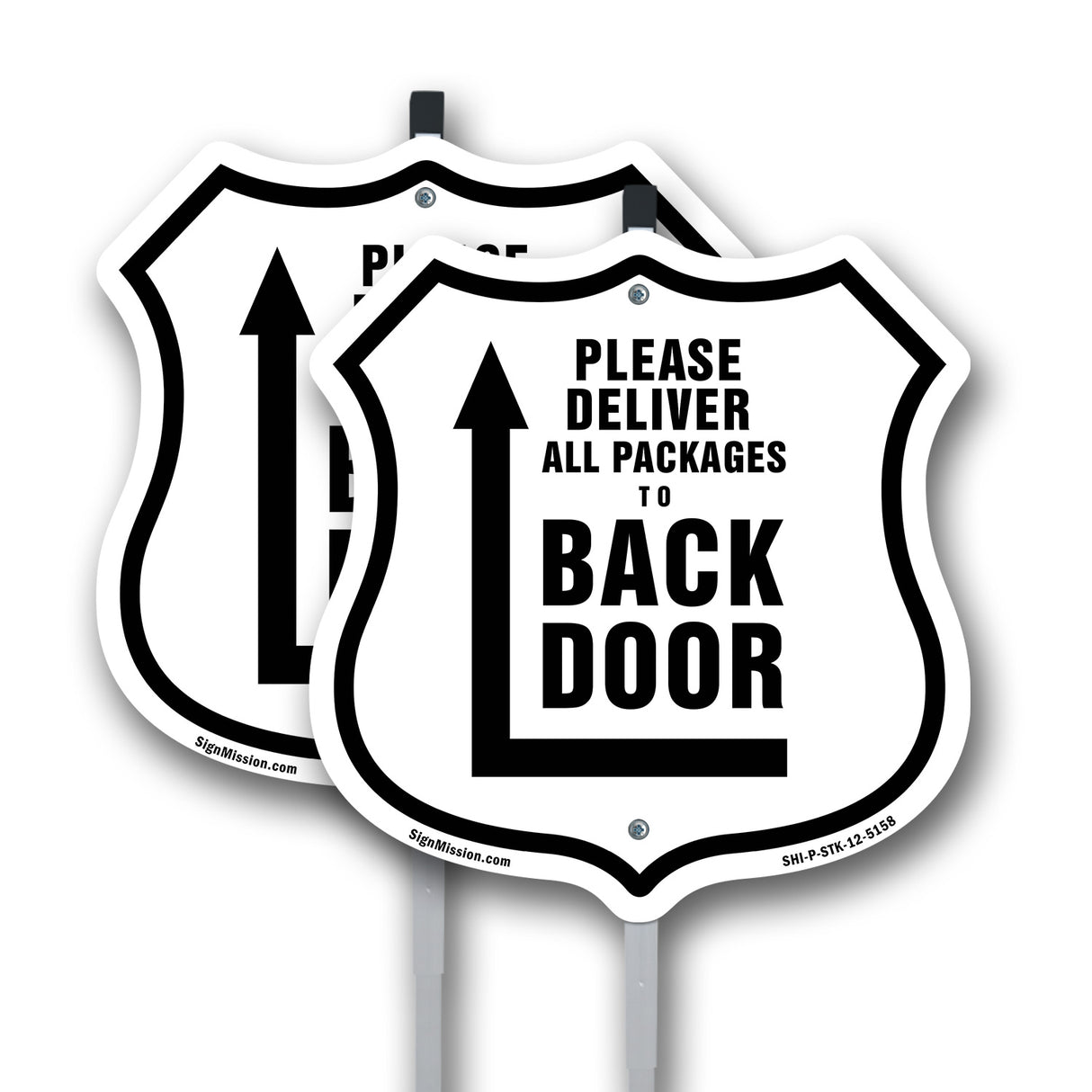Please Deliver All Packages To Back Door Left