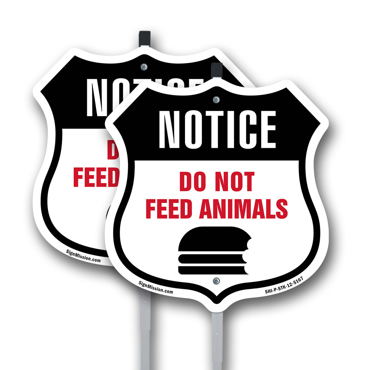 Notice Do Not Feed Animals