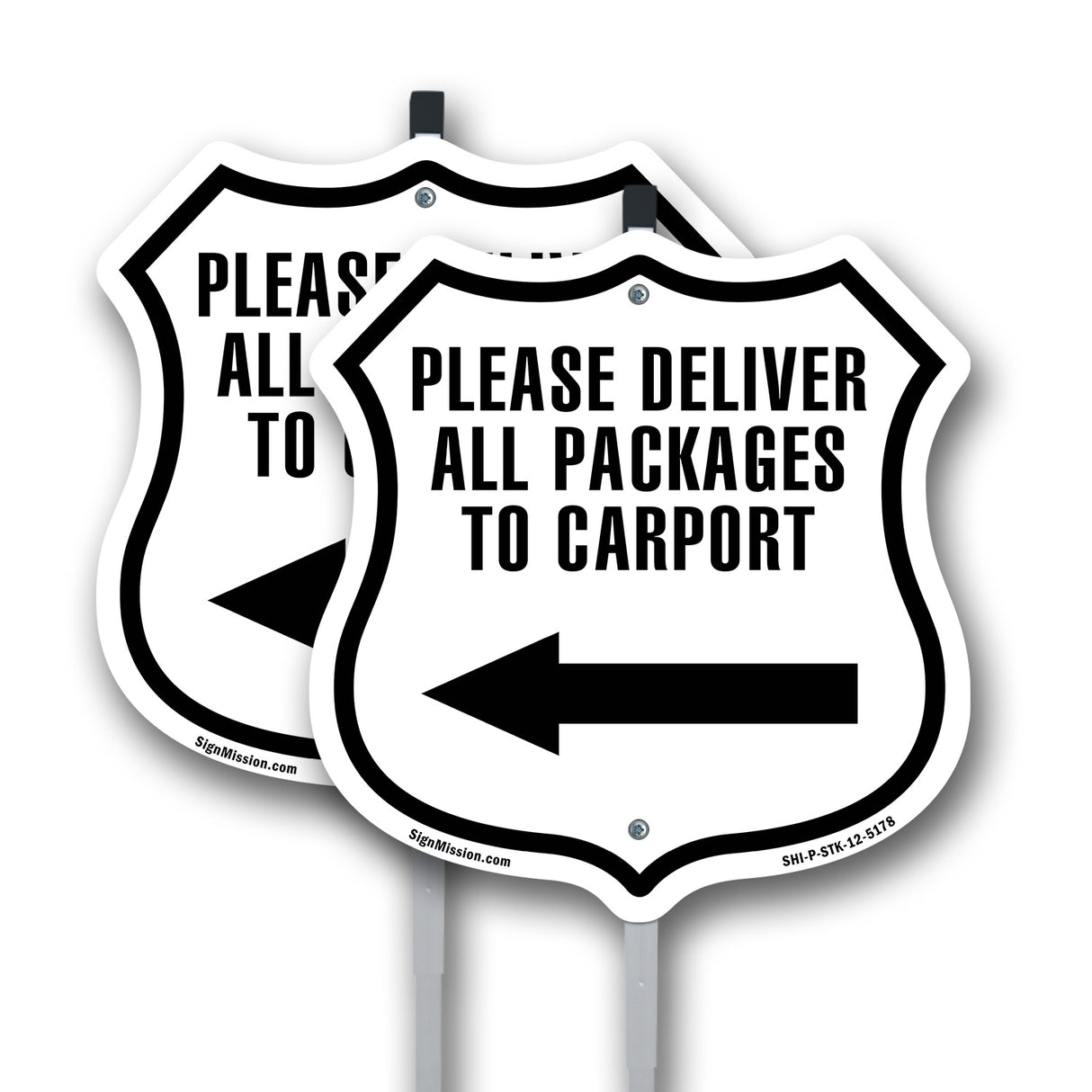 Please Deliver All Packages To Carport Right