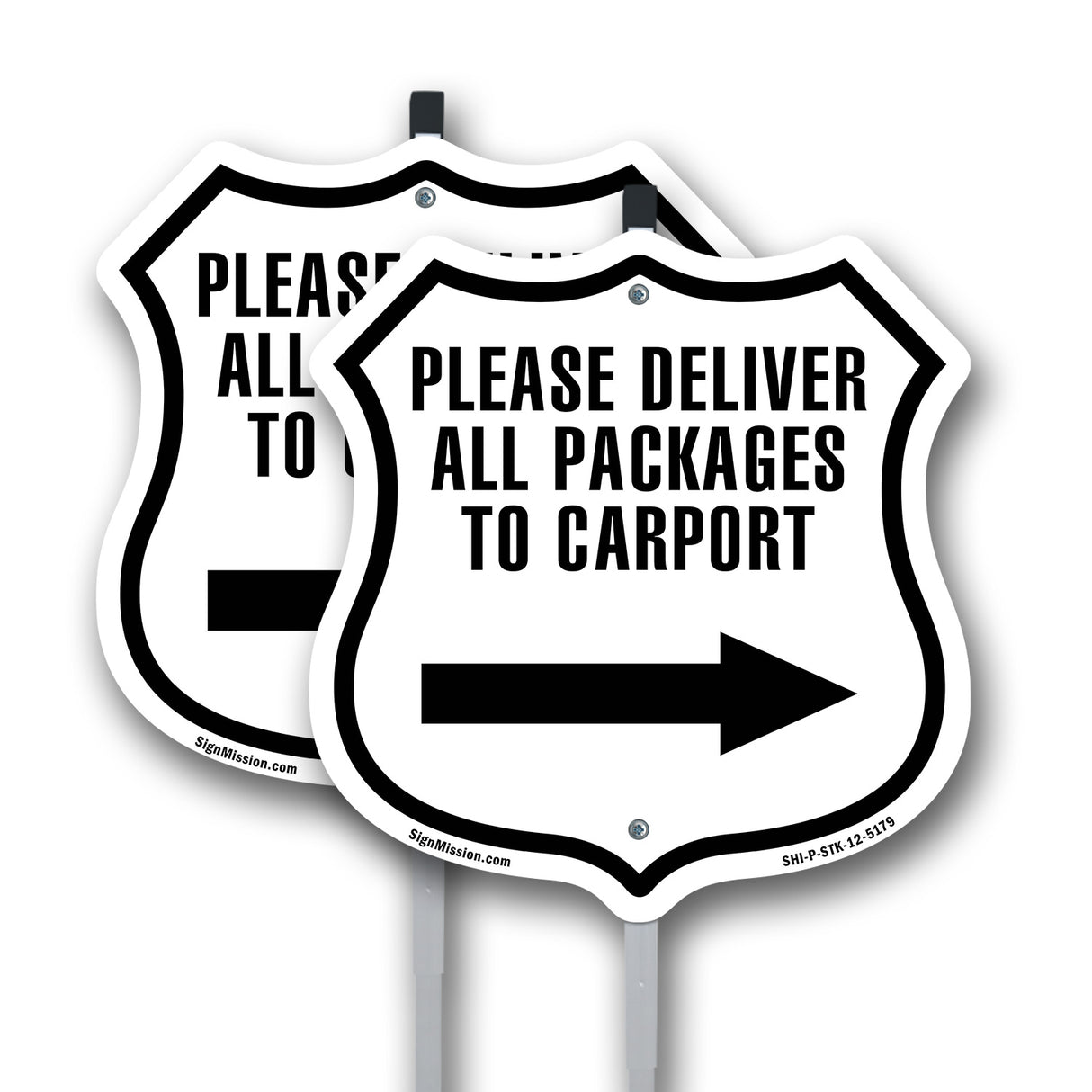 Please Deliver All Packages To Carport Left