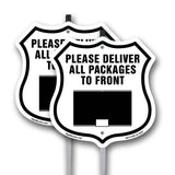 Please Deliver All Packages To Front