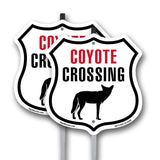 Caution Coyote Crossing
