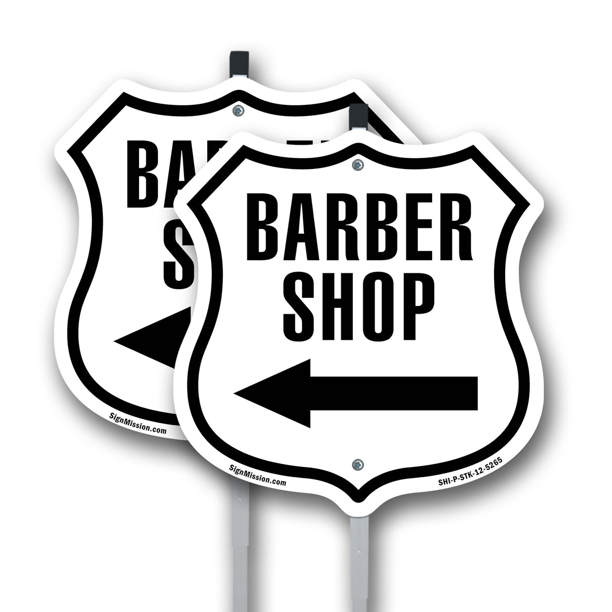 Barber Shop Left Arrow