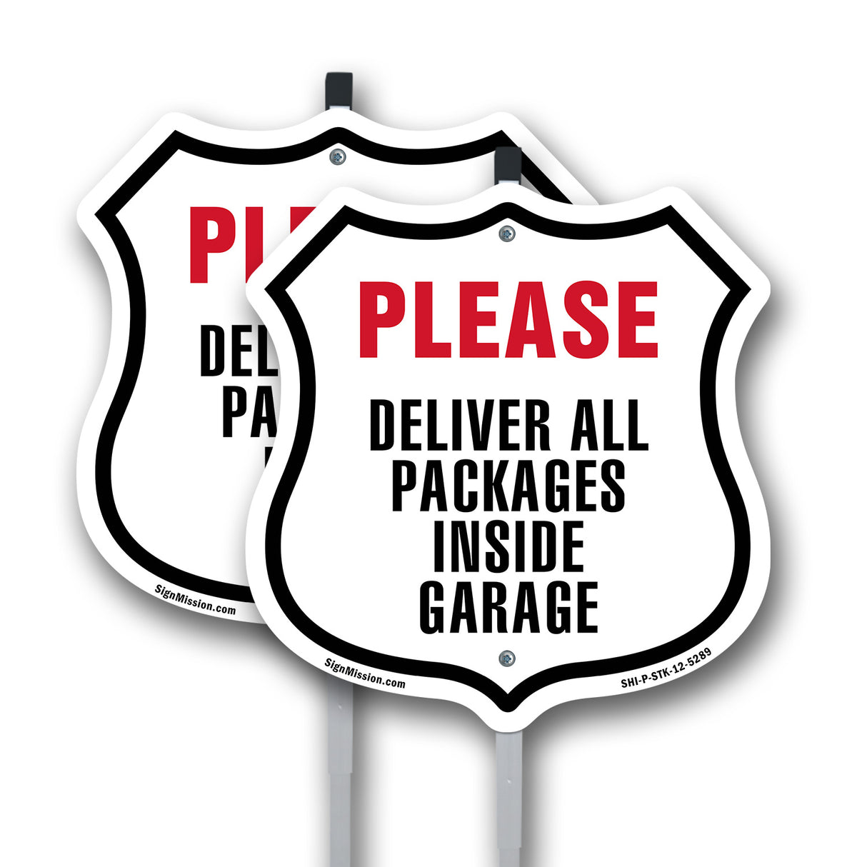 Please Deliver All Packages Inside Garage