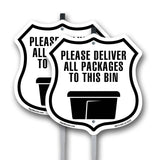 Please Deliver All Packages To This Bin