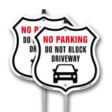 NO PARKING Do Not Block Driveway