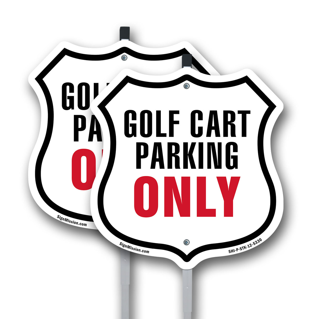 Golf Cart Parking Only