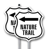 Nature Trail Left Arrow