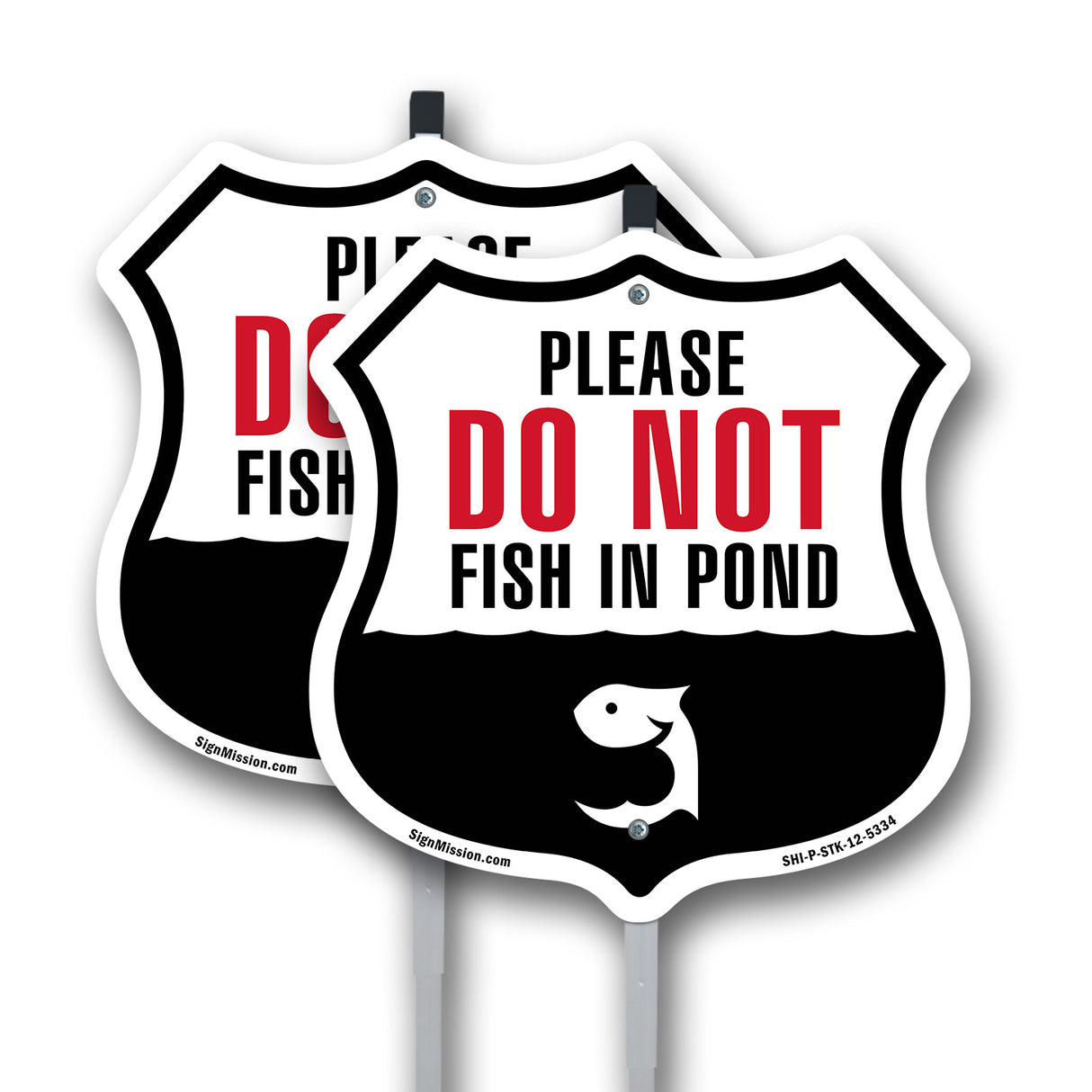 Please Do Not Fish In Pond