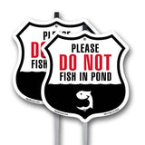 Please Do Not Fish In Pond