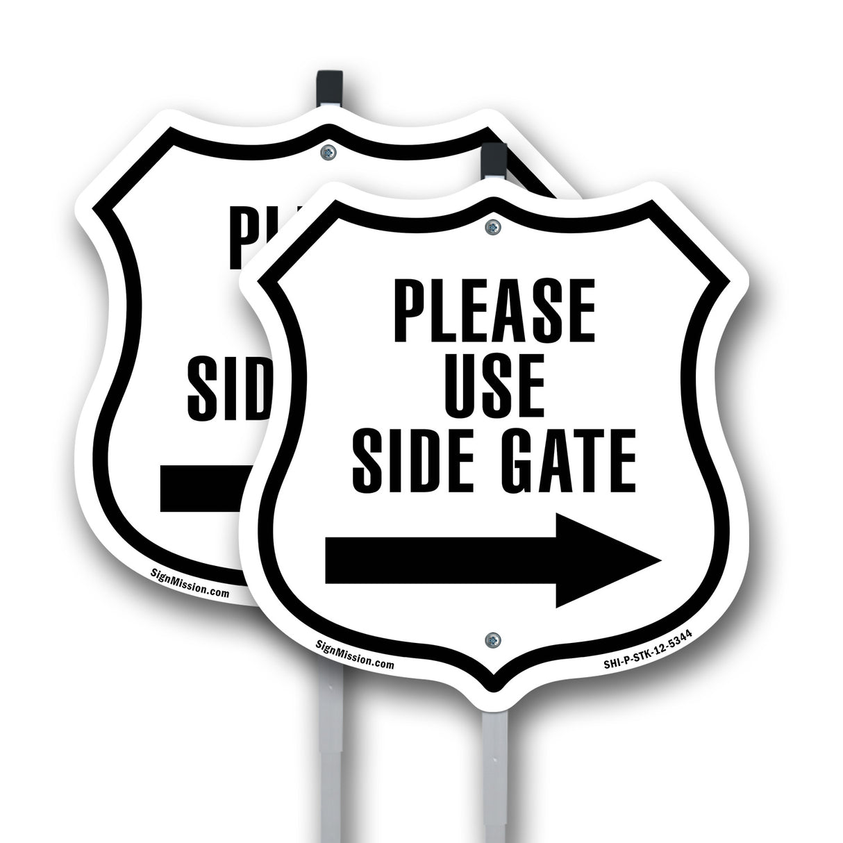 Please Use Side Gate Right