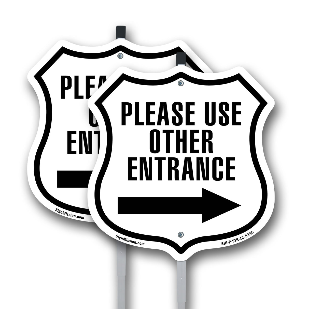 Please Use Other Entrance Right
