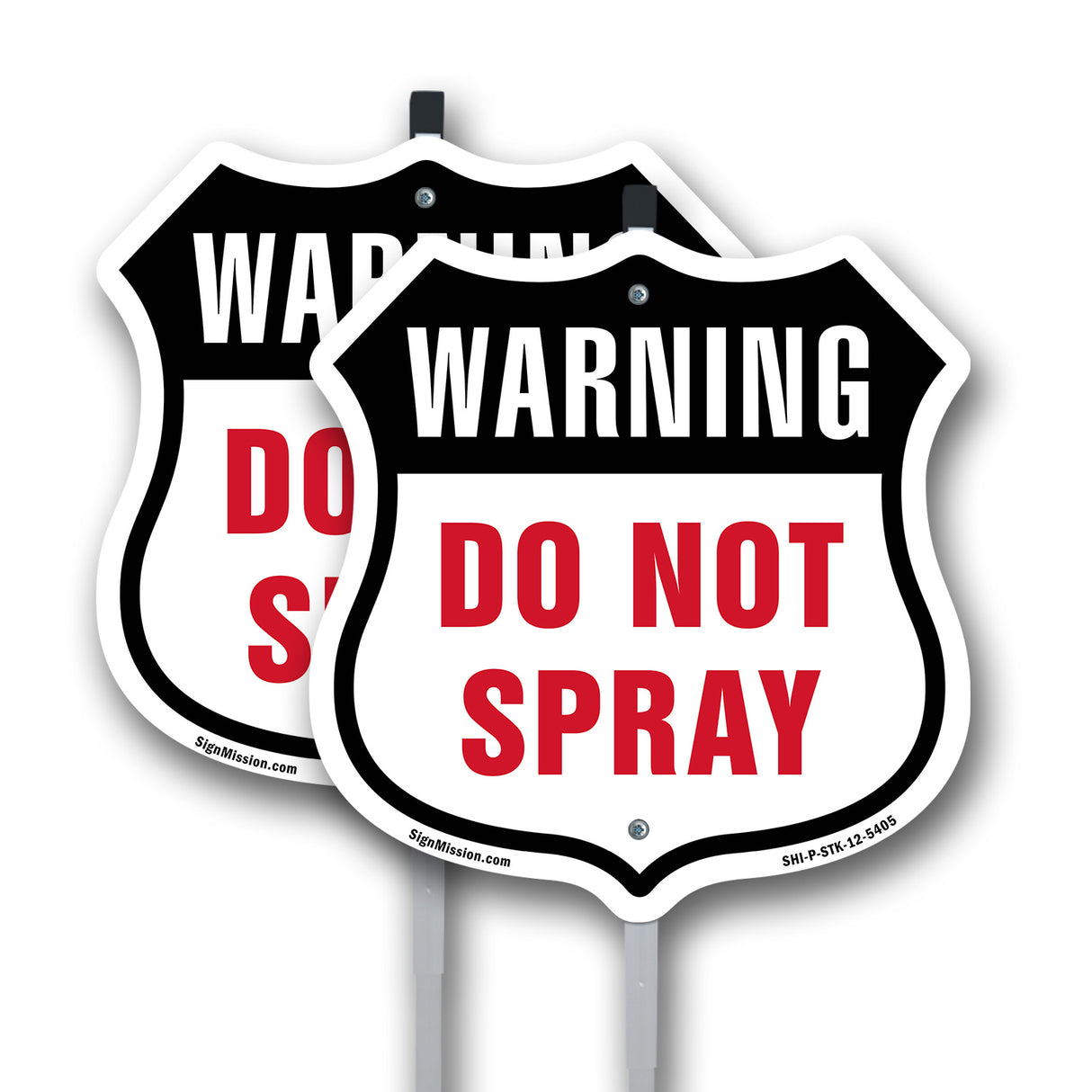 Warning Do Not Spray
