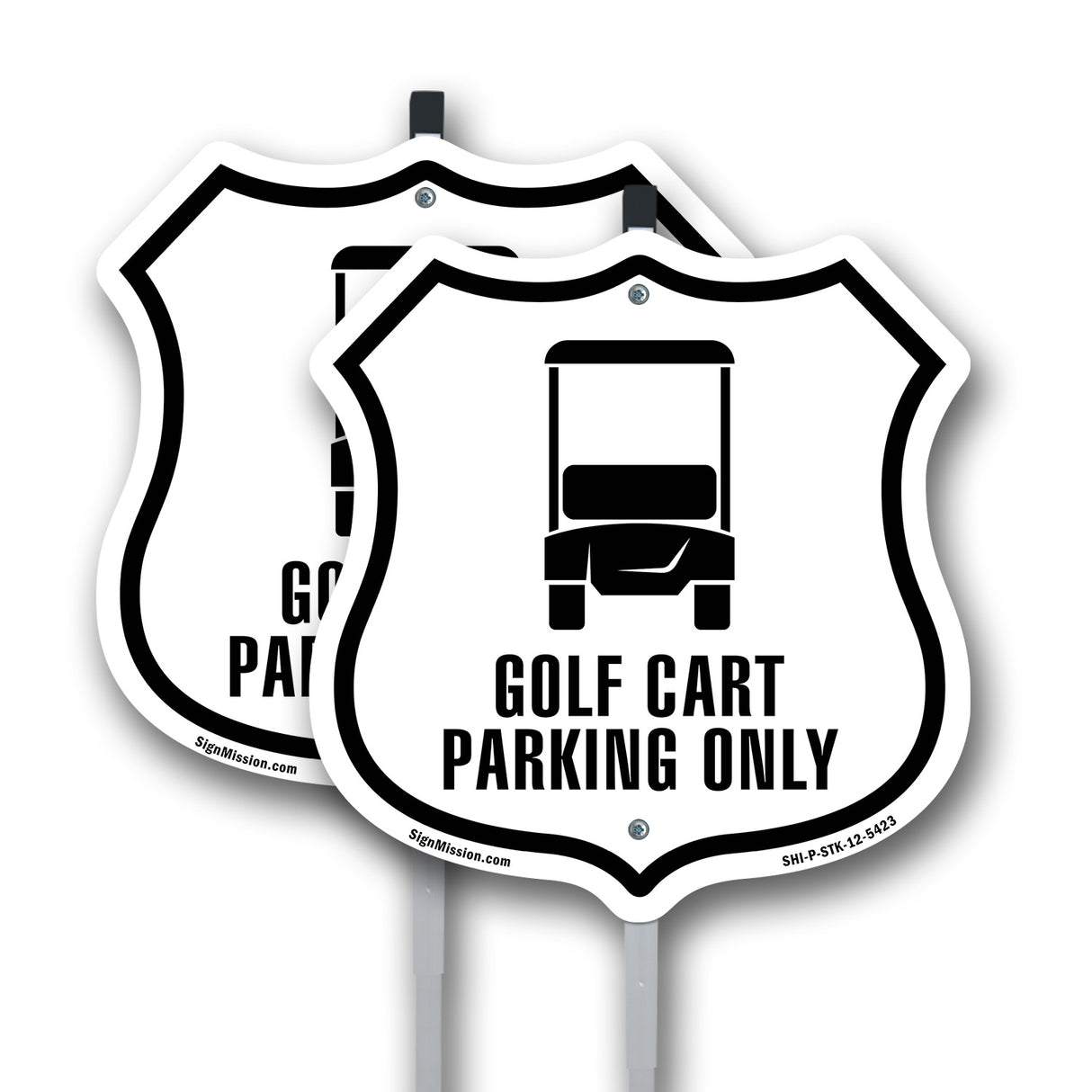 Golf Cart Parking Only