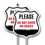 Please Do Not Drive On The Grass