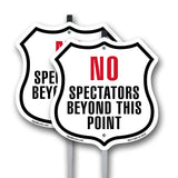No Spectators Beyond This Point
