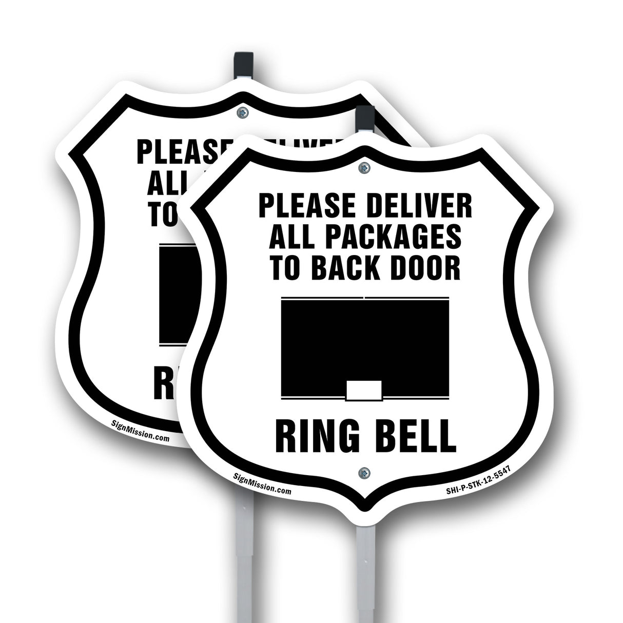 Please Deliver All Packages To Back Door Ring Bell