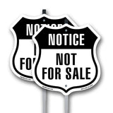 Notice Not For Sale