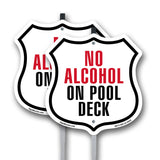 No Alcohol On Pool Deck