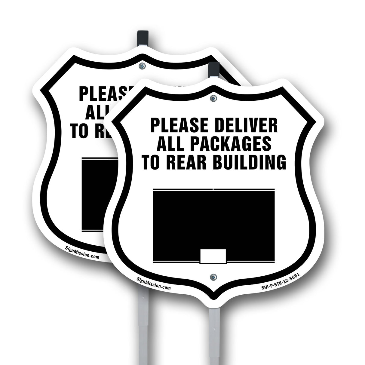 Please Deliver All Packages To Rear Building