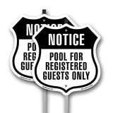 Notice Pool For Registered Guests Only