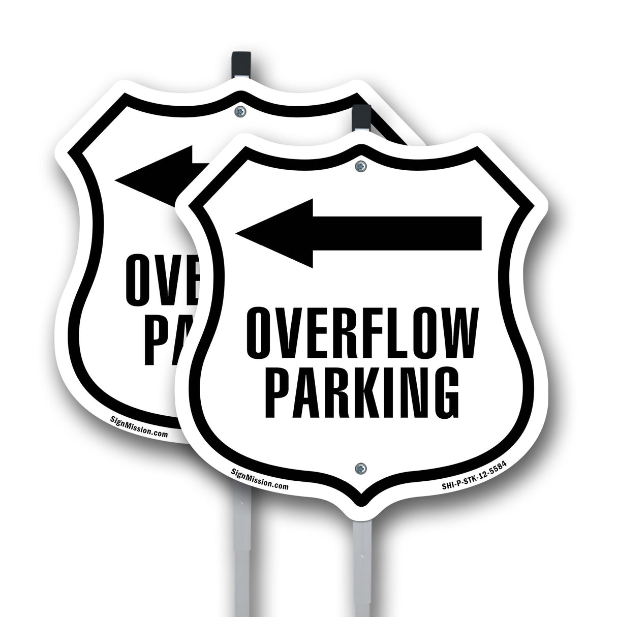 Overflow Parking Left