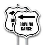 Driving Range Golf Course Left