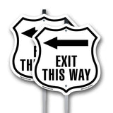 Exit This Way Left