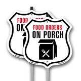 Food Orders on Porch