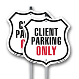 Client Parking Only