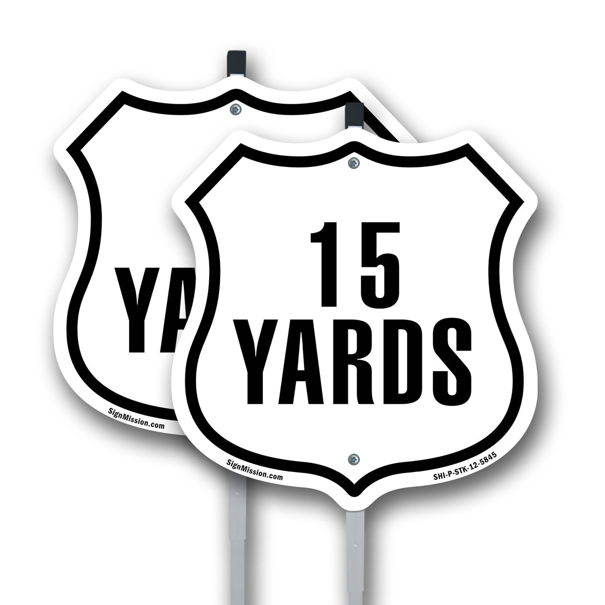 15 Yards Golf Course Running Race 5k Marathon Distance Marker