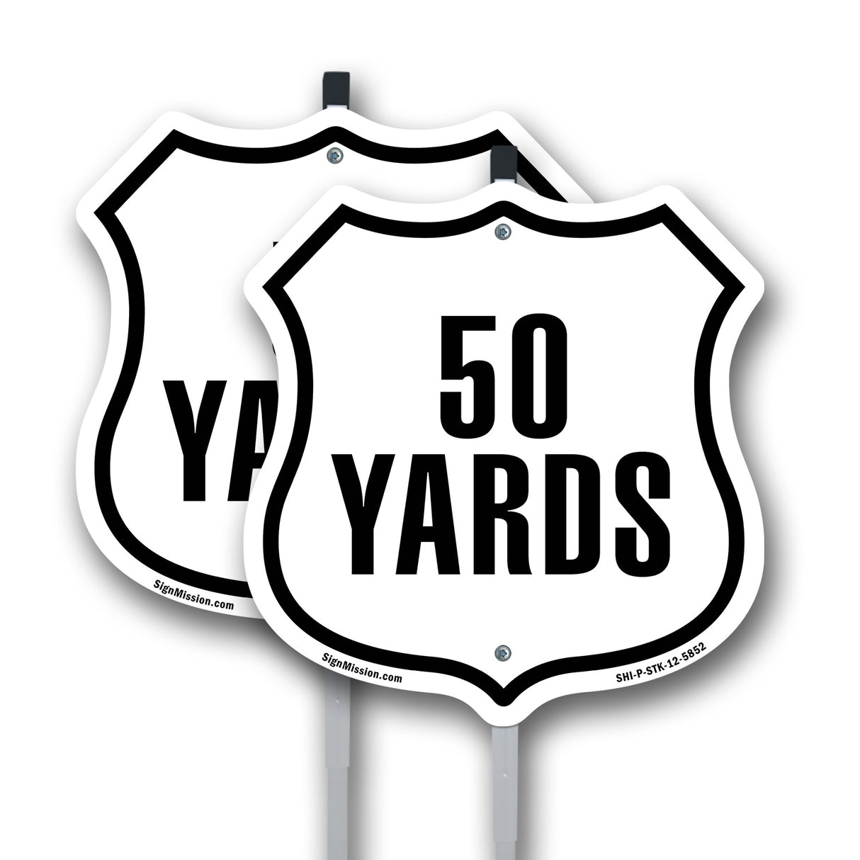 50 Yards Golf Course Running Race 5k Marathon Distance Marker