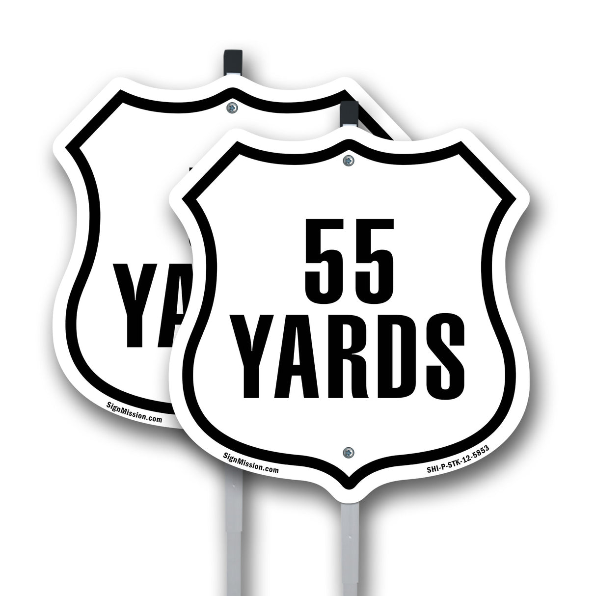 55 Yards Golf Course Running Race 5k Marathon Distance Marker