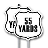 55 Yards Golf Course Running Race 5k Marathon Distance Marker
