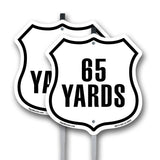 65 Yards Golf Course Running Race 5k Marathon Distance Marker