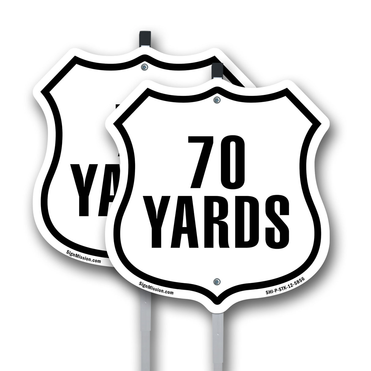 70 Yards Golf Course Running Race 5k Marathon Distance Marker