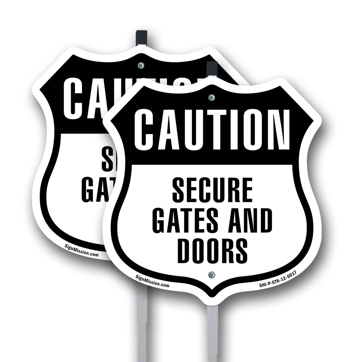 Caution Secure Gates and Doors