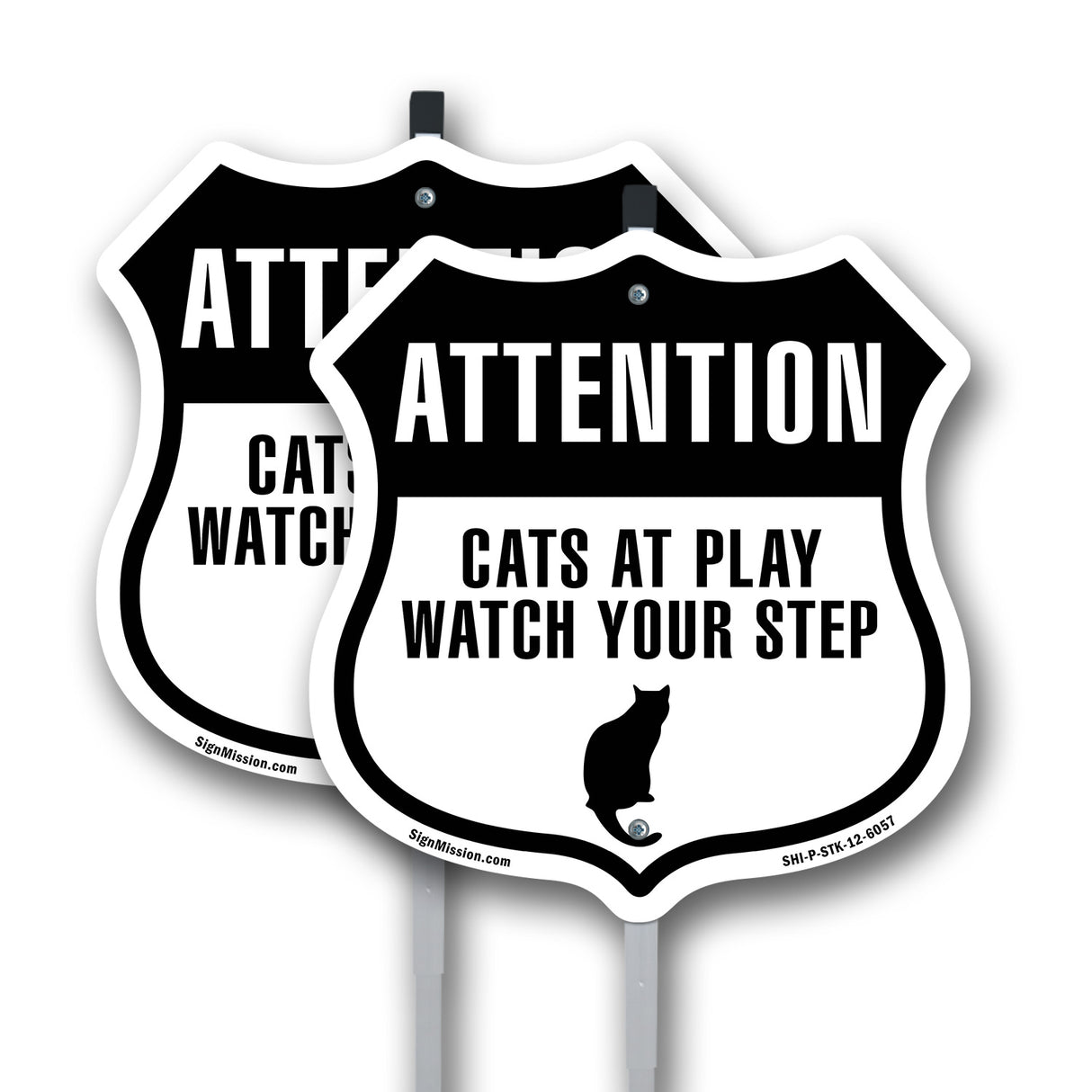 Attention - Cats at Play please watch your step