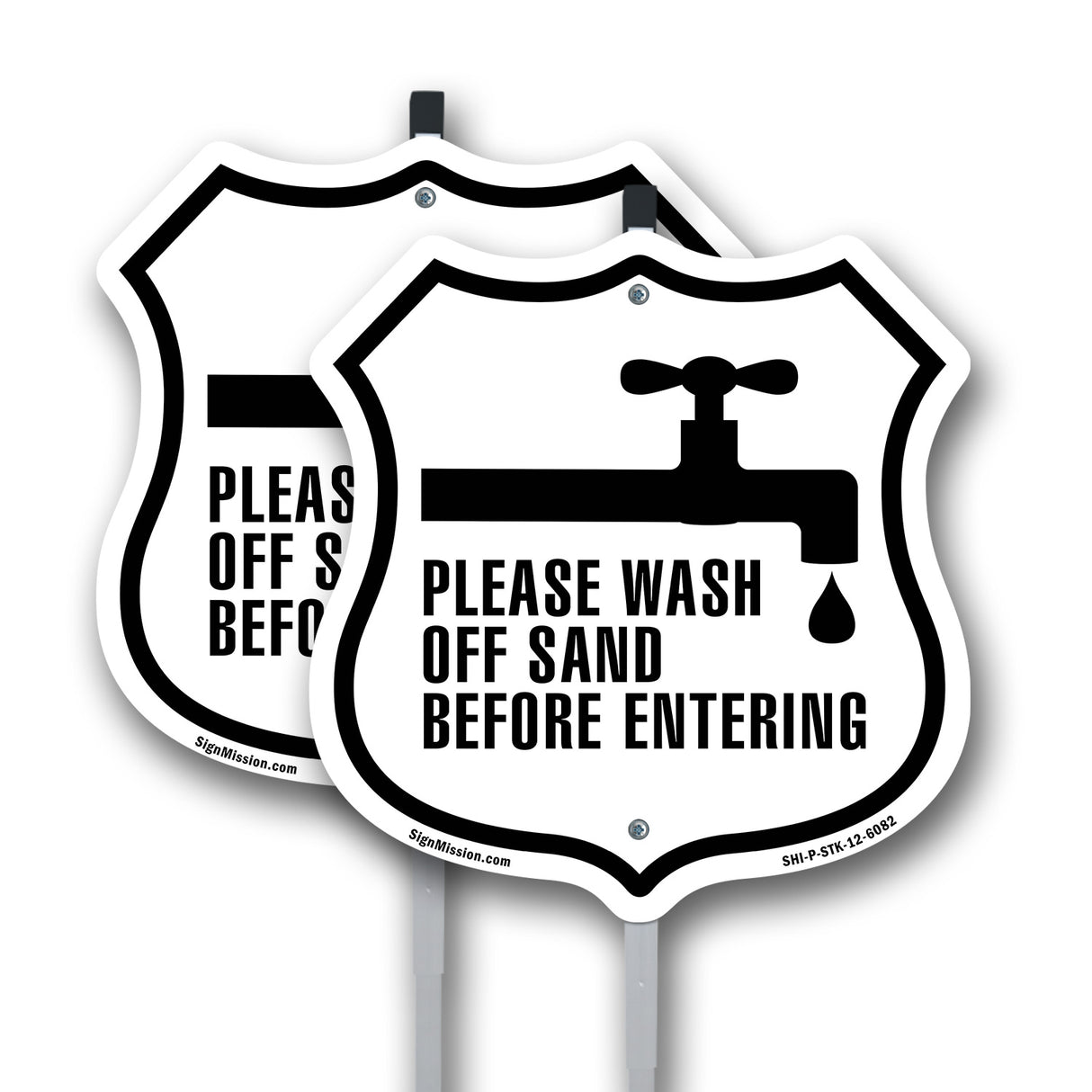 Please Wash Off Sand Before Entering
