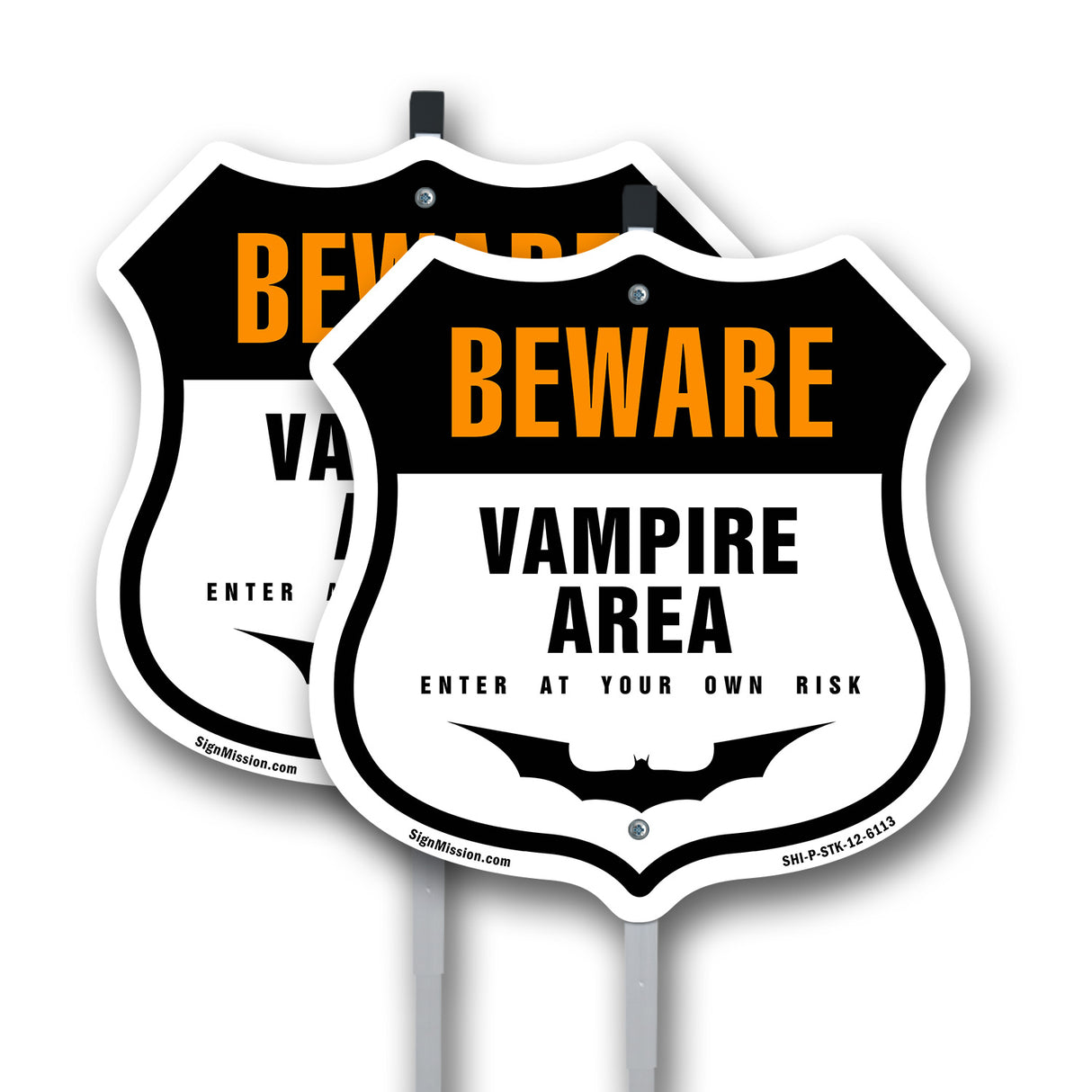 Beware Vampire Area Enter At Your Own Risk