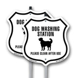 Dog Washing Station Please Clean After Use