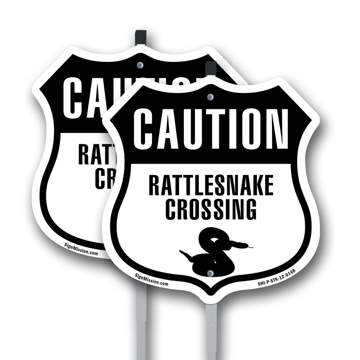 Caution Rattlesnake Crossing