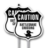 Caution Rattlesnake Crossing