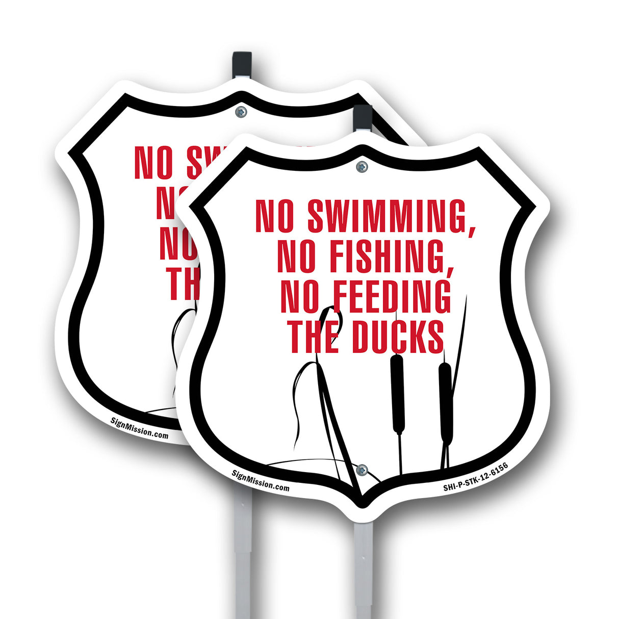 No Swimming No Fishing No Feeding The Ducks