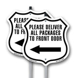 Please Deliver All Packages To Front Door Left